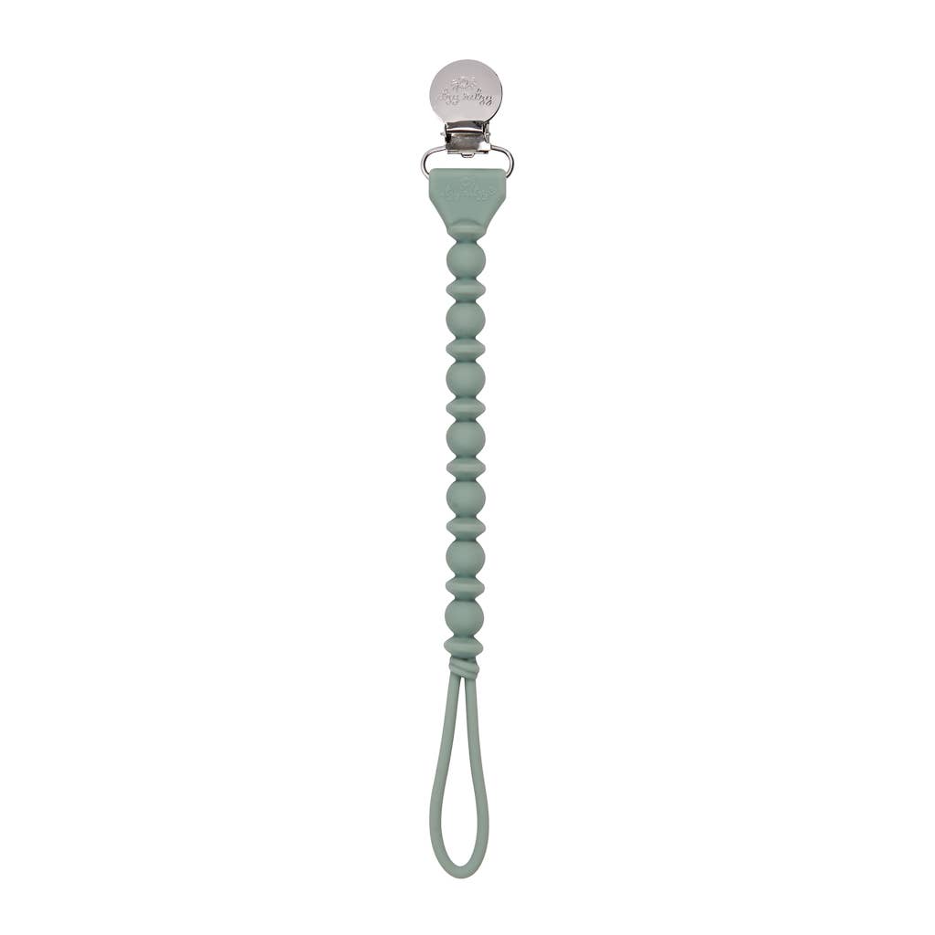 SWEETIE STRAP PACIFIER CLIPS - SAGE