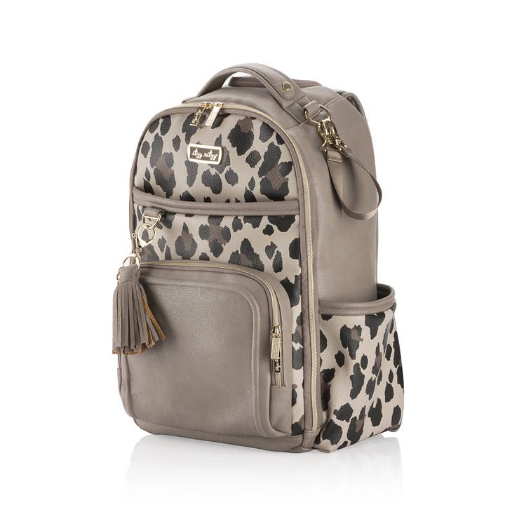 ITZY RITZY MYSTIC PLUS DIAPER BACKPACK - LEOPARD