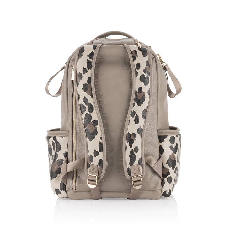 ITZY RITZY MYSTIC PLUS DIAPER BACKPACK - LEOPARD