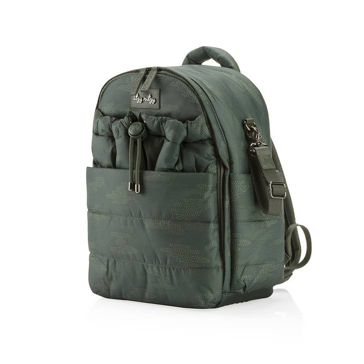 ITZY RITZY PUFFER DIAPER BACKPACK - CAMO