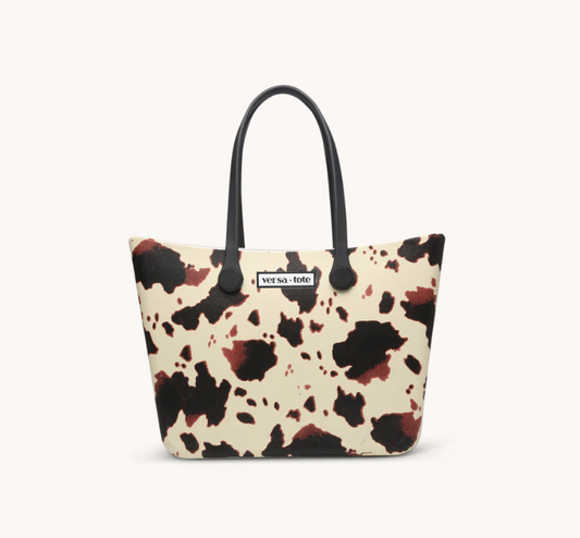 VERSA TOTE PATTERNED - COW