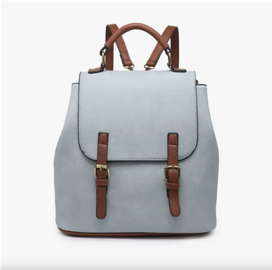 BROOKS CONVERTIBLE BACKPACK - GREY TEAL