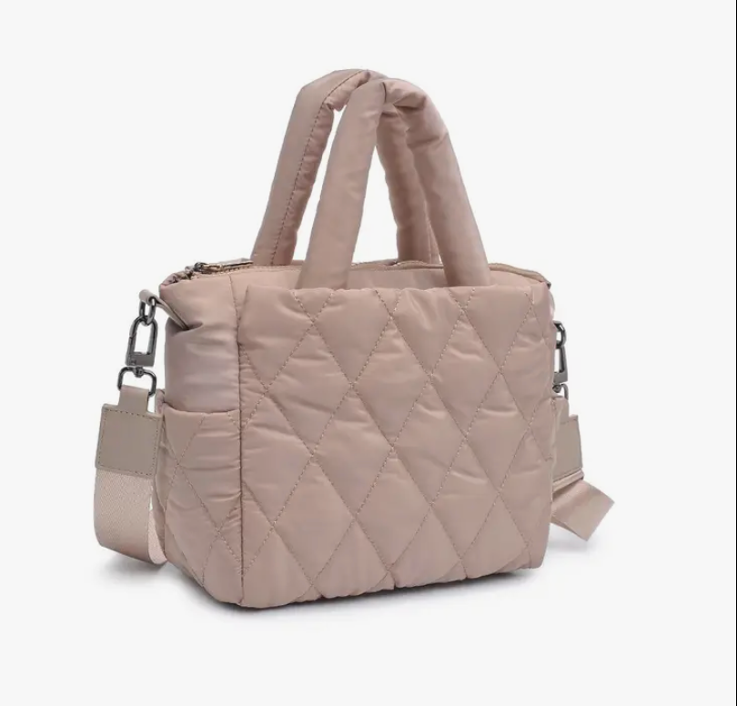 ASPIRE MINI PUFFER TOTE - NUDE