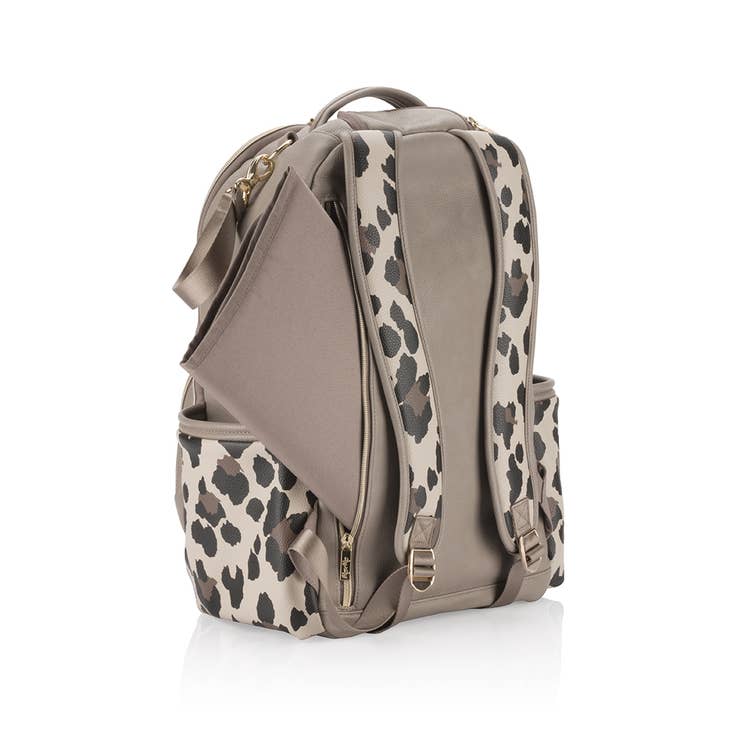 ITZY RITZY MYSTIC PLUS DIAPER BACKPACK - LEOPARD